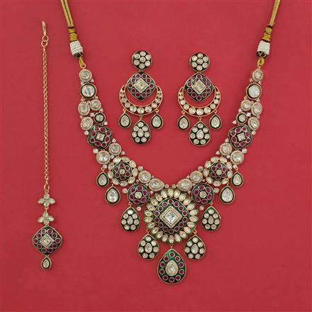 Kundan Classic Necklace With Carat Plating