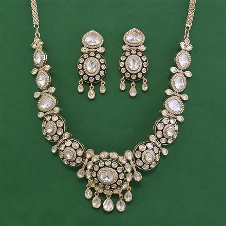 Antique Meenakari Necklace With Carat Plating