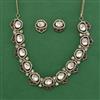 Antique Classic Necklace With Mehndi Plating