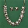 Antique Classic Necklace With Mehndi Plating