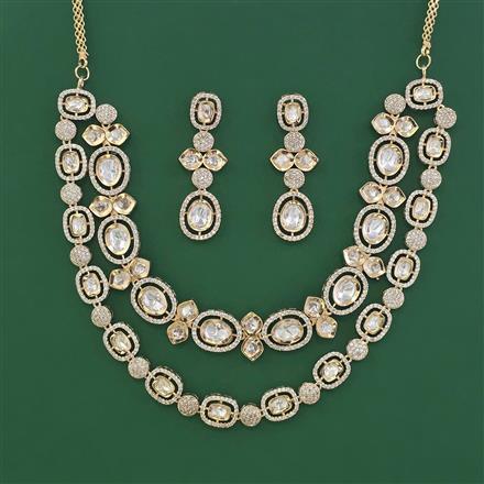 Antique Layered Necklace With Carat Plating