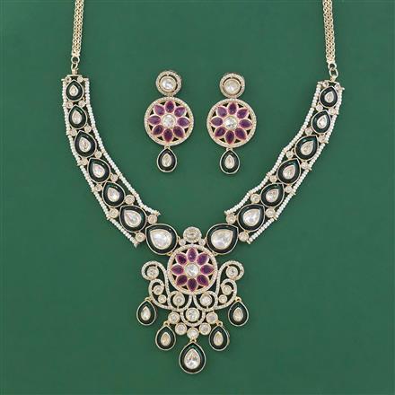 Antique Pearl Necklace With Carat Plating