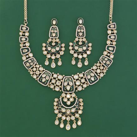 Antique Meenakari Necklace With Carat Plating