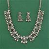 Antique Classic Necklace With Mehndi Plating