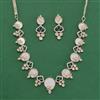 Antique Mother Of Pearl Necklace With Carat Plating