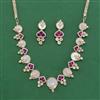 Antique Mother Of Pearl Necklace With Carat Plating