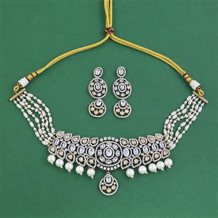 Antique Pearl Necklace With Victorian Plating