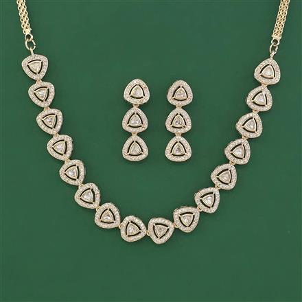 Antique Delicate Necklace With Carat Plating