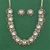 Antique Classic Necklace With Mehndi Plating