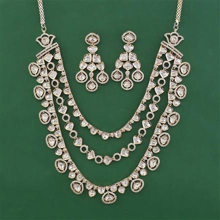 Antique Layered Necklace With Carat Plating