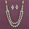 Kundan Classic Necklace With Mehndi Plating