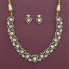 Kundan Classic Necklace With Mehndi Plating