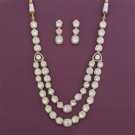 Kundan Layered Necklace With Carat Plating