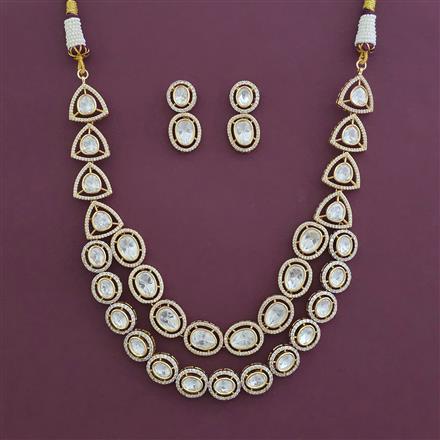 Kundan Layered Necklace With Carat Plating