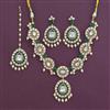 Kundan Pearl Necklace With Victorian Plating