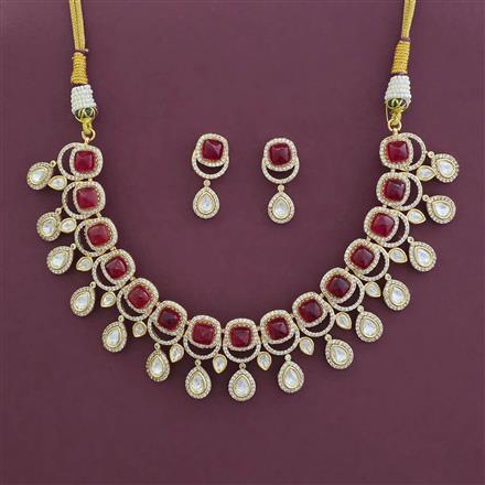 Kundan Classic Necklace With Carat Plating