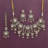Kundan Choker Necklace with Victorian Plating