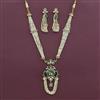 Kundan Long Necklace With Victorian Plating
