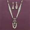 Kundan Long Necklace With Victorian Plating
