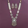 Kundan Long Necklace With Victorian Plating