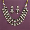 Kundan Layered Necklace With Victorian Plating