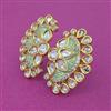 Kundan Adjustable Ring With Gold Plating