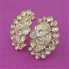 Kundan Adjustable Ring With Gold Plating