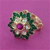 Kundan Adjustable Ring With Gold Plating