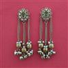 Antique Long Earring With Mehndi Plating