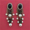 Antique Pearl Earring With Mehndi Plating