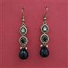 Antique Delicate Earring With Mehndi Plating