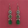Antique Delicate Earring With Mehndi Plating