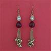 Antique Delicate Earring With Mehndi Plating