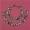 Antique Pearl Payal With Mehndi Plating