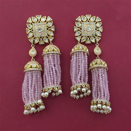 Kundan Jhumki With Gold Plating
