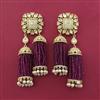 Kundan Jhumki With Gold Plating