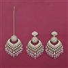 Kundan Classic Earring Tikka With Carat Plating