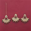 Kundan Classic Earring Tikka with Carat Plating