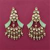 Kundan Meenakari Earring With Gold Plating