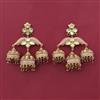Kundan Jhumki With Gold Plating