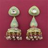 Kundan Jhumki With Gold Plating