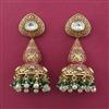 Kundan Jhumki With Gold Plating