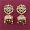 Kundan Jhumki With Gold Plating