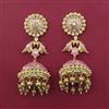 Kundan Jhumki With Gold Plating