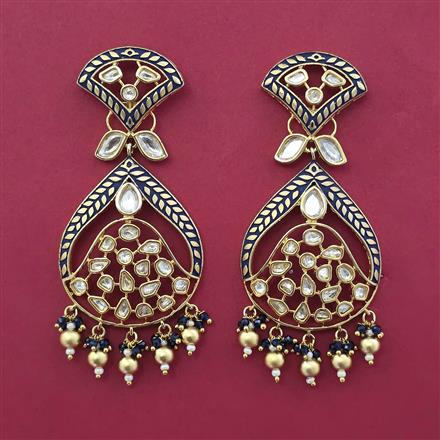 Kundan Pearl Earring With Gold Plating