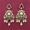 Kundan Pearl Earring With Victorian Plating