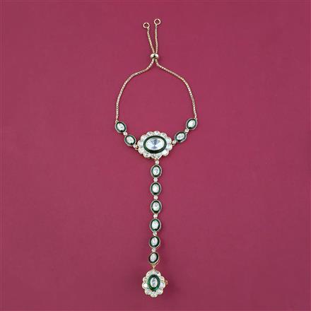 Kundan Classic Hath Pan With Carat Plating