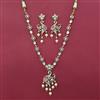 Kundan Pearl Necklace With Victorian Plating