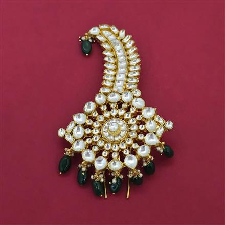 Kundan Pearl Kalangi With Gold Plating