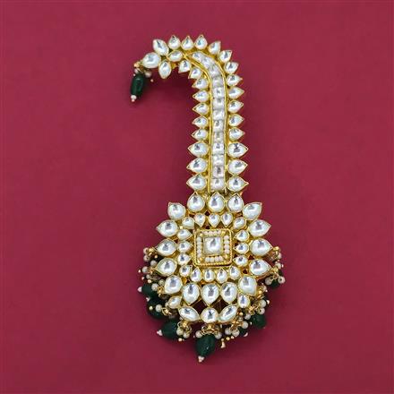 Kundan Pearl Kalangi With Gold Plating